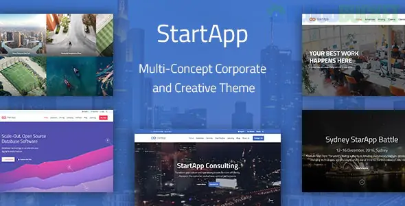 StartApp - Multi-Concept Corporate And Creative Theme 1.4.4