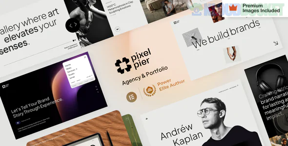 Pixelpiernyc Theme | Portfolio Creative Agency Freelancer WordPress 1.0