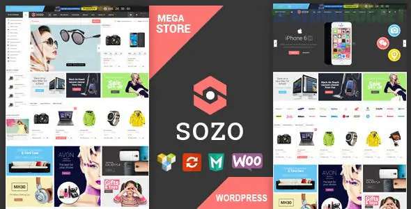 SOZO - Full Screen Mega Shop Theme 1.5