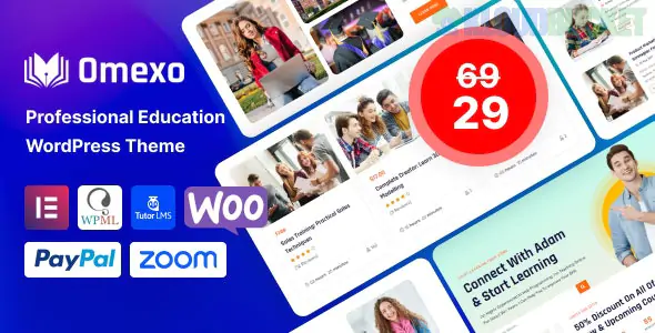 Omexo - Education & Online Courses WordPress Theme 2.2