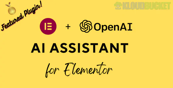 AI Assistant for Elementor - OpenAI GPT 1.8