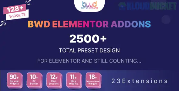 BWD Elementor Addons Bundle 4.15.0