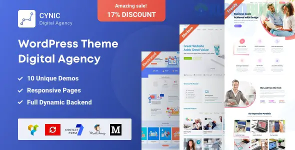 Agency Cynic | Digital Agency & Startup Agency WordPress Theme  1.16.3