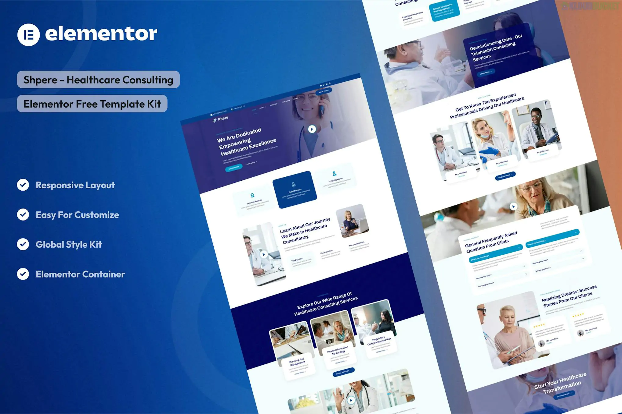 Sphere - Healthcare Consulting Elementor Template Kit 1.3.1