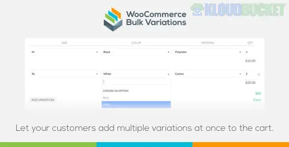 WooCommerce Bulk Variations