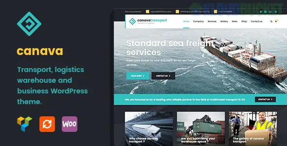Canava - Logistics and Business WordPress Theme 1.0.1