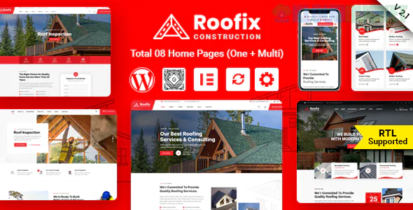 Roofix Theme | Roofing Services WordPress Theme 2.2.3