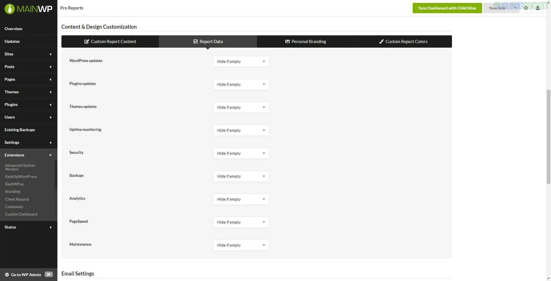 MainWP Pro Reports Extension 5.0.10