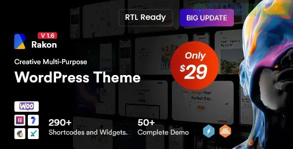 Rakon - Creative Multi-Purpose WordPress Theme 2.2.1