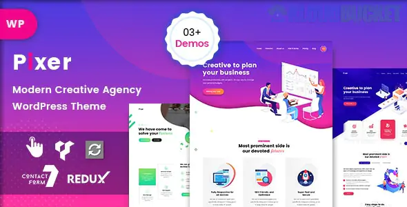 Pixer - Digital Agency WordPress Theme 1.0