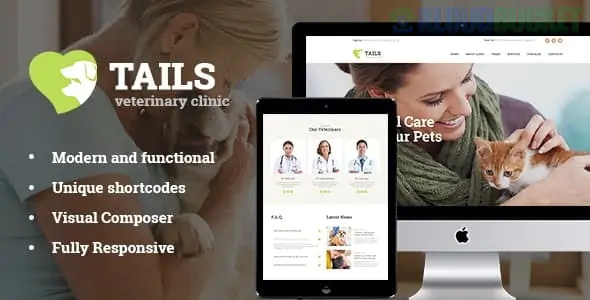 Tails | Veterinary Clinic, Pet Care & Animal WordPress Theme + Shop 1.4.7