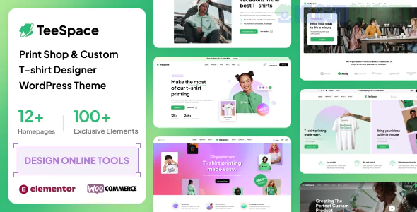 TeeSpace theme | Print Shop & Custom T-shirt Designer WordPress theme 1.5.6