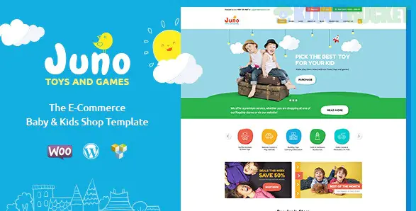 Juno | Kids Toys & Games Store WordPress Theme 2.2