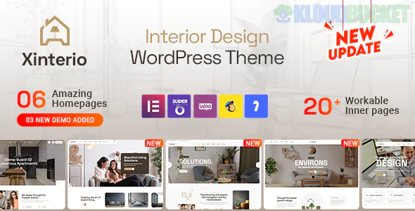 Xinterio - Interior Design WordPress Theme + RTL 4.4