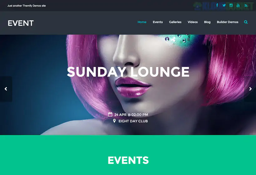 Themify Event WordPress Theme 7.1.1