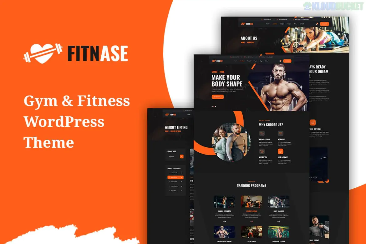 Fitnase - Gym And Fitness WordPress Theme 1.1.3