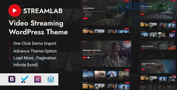 Streamlab - Video Streaming WordPress Theme 3.3