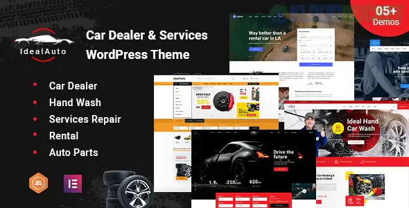 IdealAuto - Car Dealer & Services WordPress Theme 3.5.3