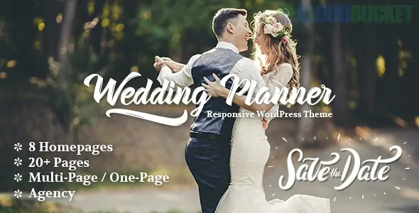 Wedding Planner Theme | Responsive WordPress Theme 6.8