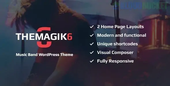 The Magic 6 - Music Band & Musician Artist WordPress Theme 1.6
