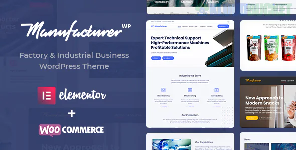 Manufacturer | Factory and Industrial WordPress Theme 1.3.12