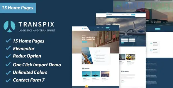 Transpix - Logistics Warehouse WordPress Theme 1.0
