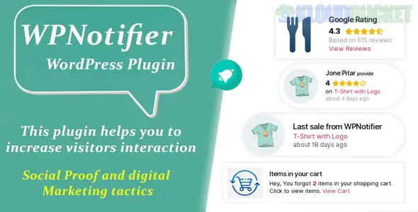 WPNotifier - Notification WordPress Marketing Plugin For Visitors Attention and Social Proof 1.1.0
