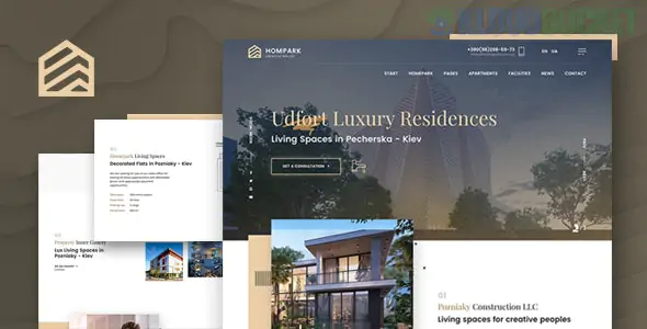 Hompark - Real Estate & Luxury Homes Theme 1.1.2