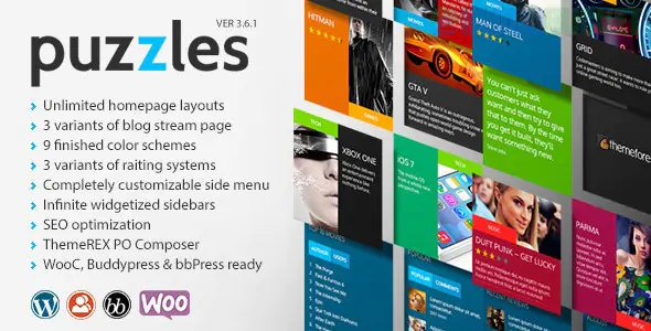 Puzzles | WP Magazine / Review with Store WordPress Theme + RTL 4.2.4
