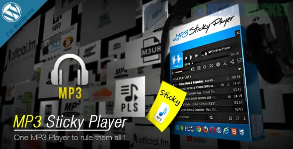 MP3 Sticky Player Wordpress Plugin 8.0