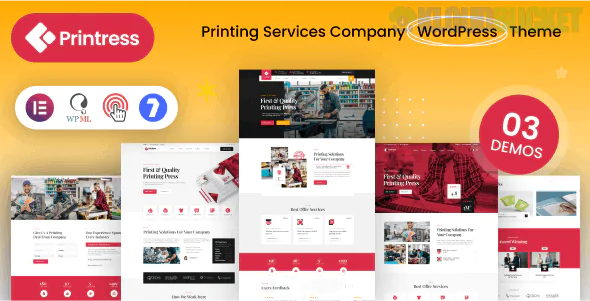 Printress - Printing Services Company WordPress