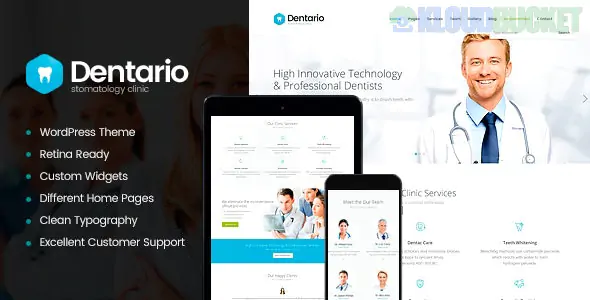 Dentario | Dentist, Medical & Healthcare WordPress Theme + RTL 1.5