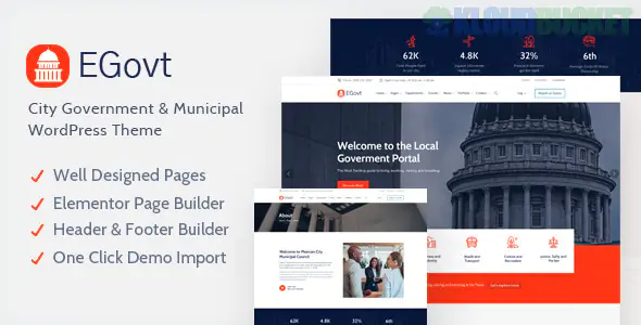 EGovt Theme | City Government WordPress Theme 1.5.4