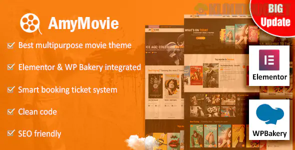 AmyMovie | Movie and Cinema WordPress Theme 4.2.0