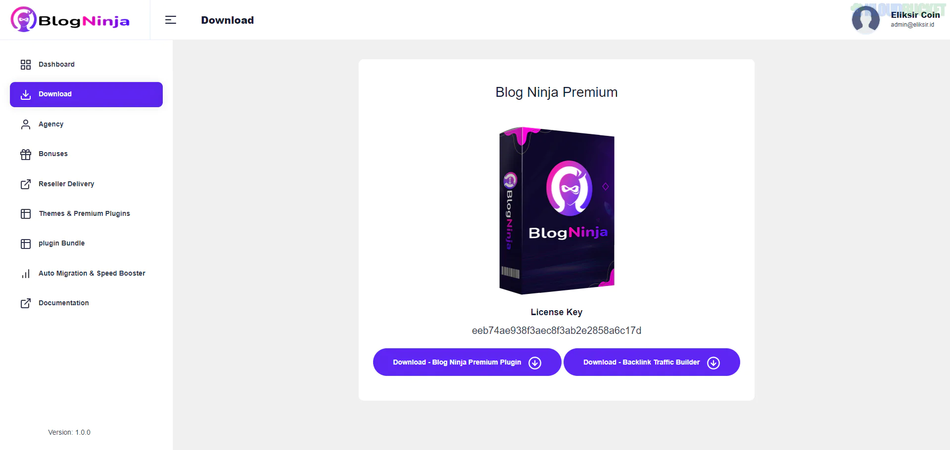 Blog Ninja - Promote A Brand New, Auto-Updating AI Based DFY Blog Creator 1.0.0