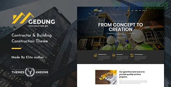 Gedung | Contractor & Building Construction Theme 1.3