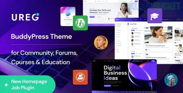 Ureg - BuddyPress & Community WordPress Theme 1.1.0