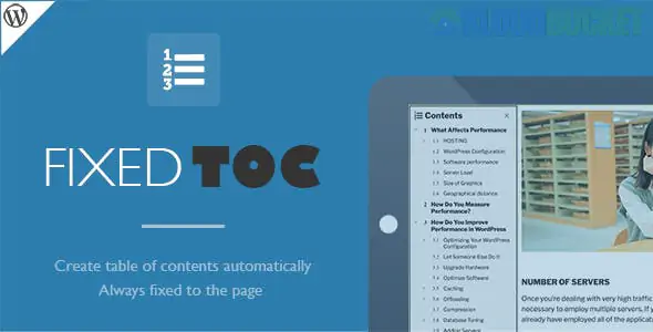 Fixed TOC - table of contents for WordPress(wp) plugin 4.2.3