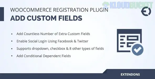 WooCommerce Registration Fields Plugin - Custom Signup Fields 3.2.3