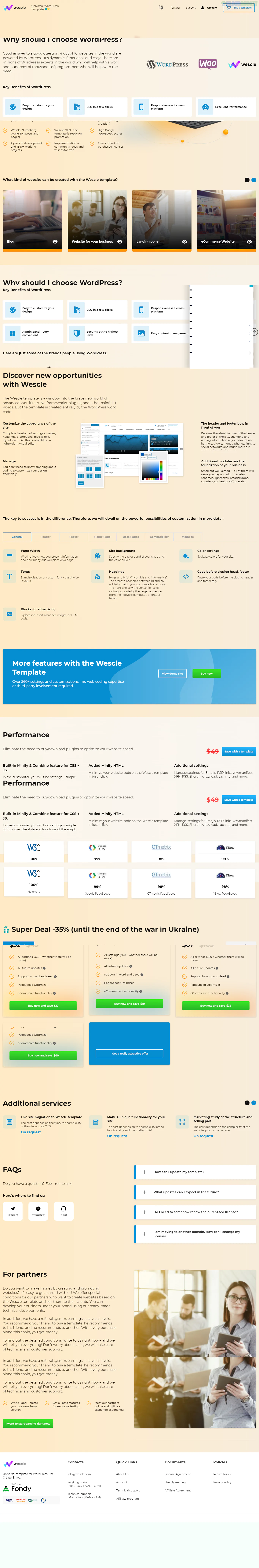 Wescle - Best Wordpress & Woocommerce Theme 3.9.8