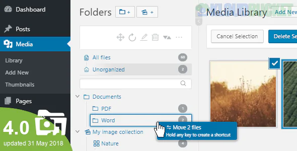 WordPress Real Media Library  - Media Categories / Folder File Managers 4.22.54