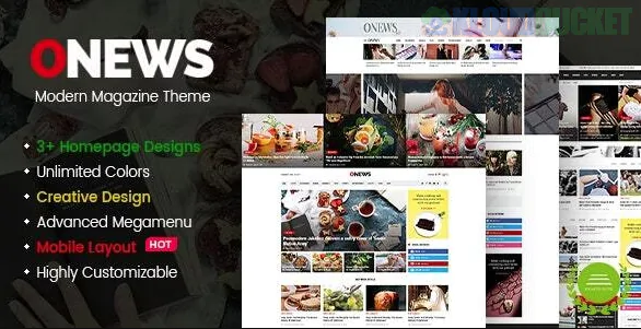 ONews - Modern Newspaper & Magazine Theme WordPress (Mobile Layout Ready) 1.1.3
