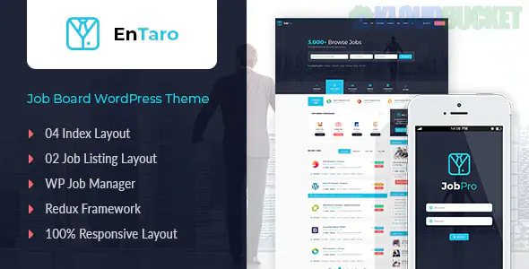 Entaro Theme | Job Portal WordPress Theme 3.28