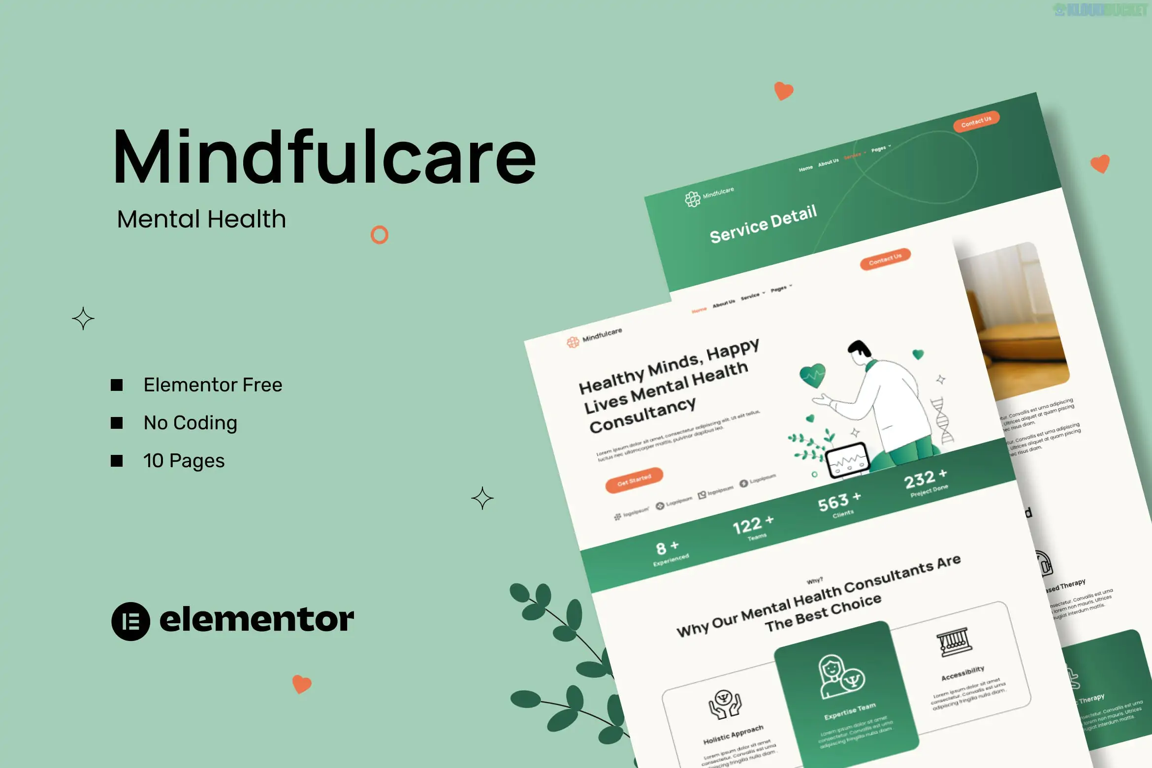 Mindfulcare - Mental Health Consultant Template Kits