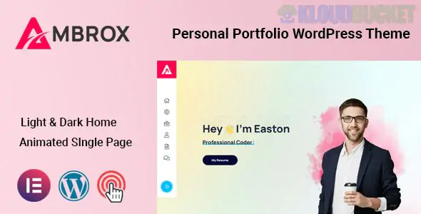 Ambrox - Personal Portfolio Resume Theme 1.0.2