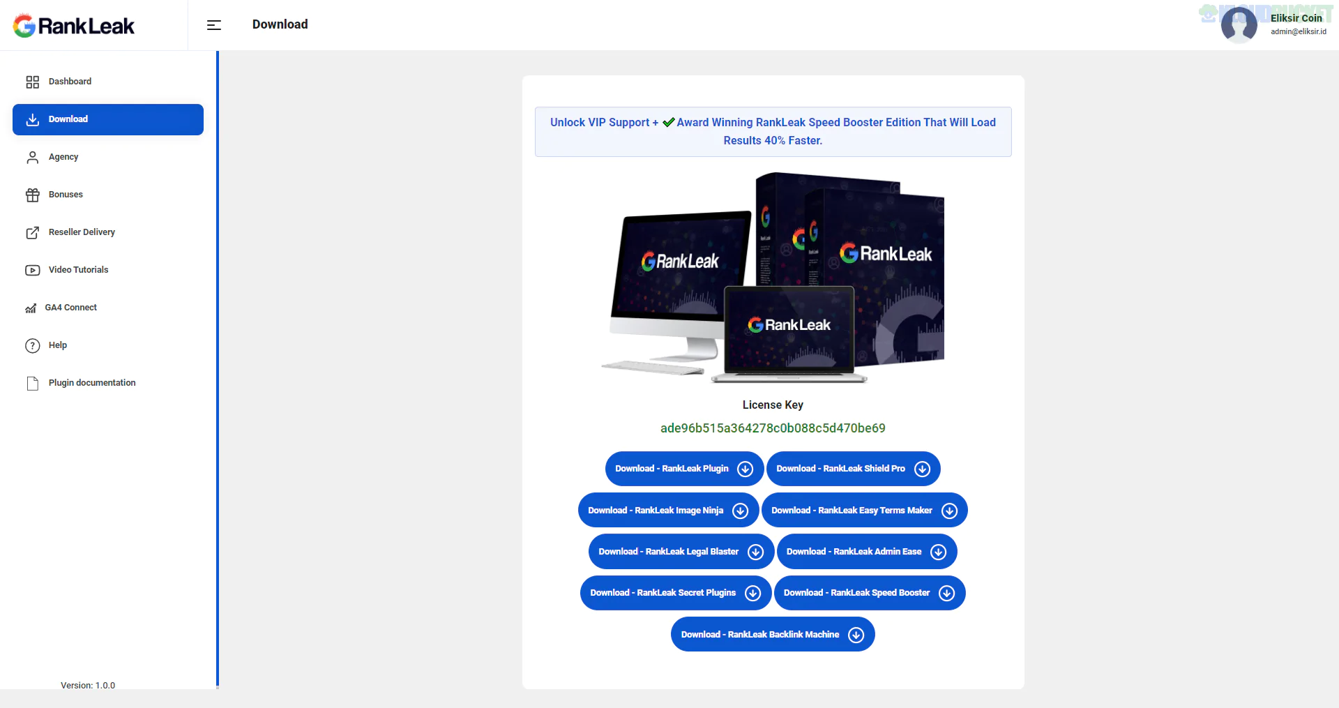 Rank Leak - Forces Google™ To Rank Any Website Automatically 1.1.1