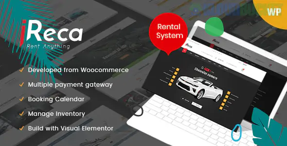 Ireca Theme | Car Rental Boat, Bike, Vehicle, Calendar WordPress Theme 1.7.8