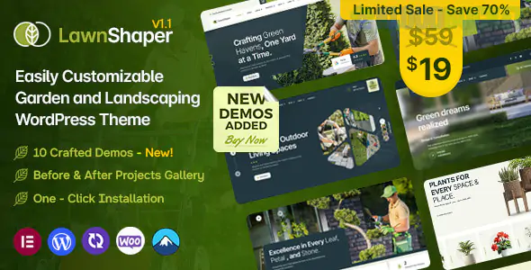 Lawnshaper - Gardening & Landscaping WordPress Theme 1.2.1