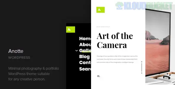 Anotte - Horizontal Photography WordPress Theme 1.5
