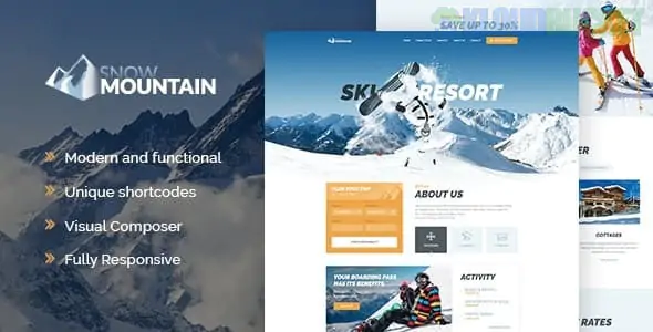 Snow Mountain | Ski Resort & Snowboard School WordPress Theme 1.2.8